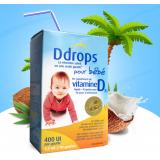 【明星产品】Ddrops婴儿童维生素新生婴幼儿D3 宝宝VD补钙滴剂